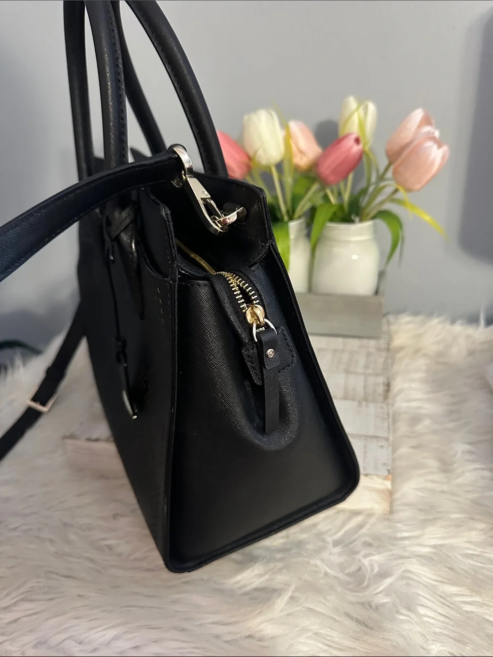 Kate spade Cameron street candace perforated rose bag